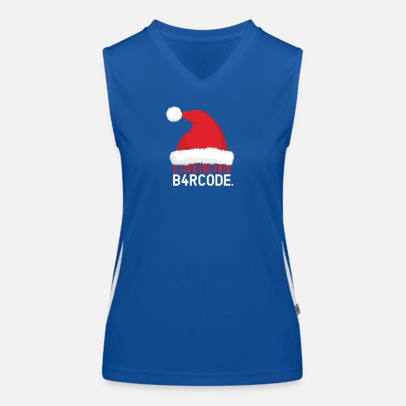 B4RCODE. Noël Débardeur respirant contrasté Femme