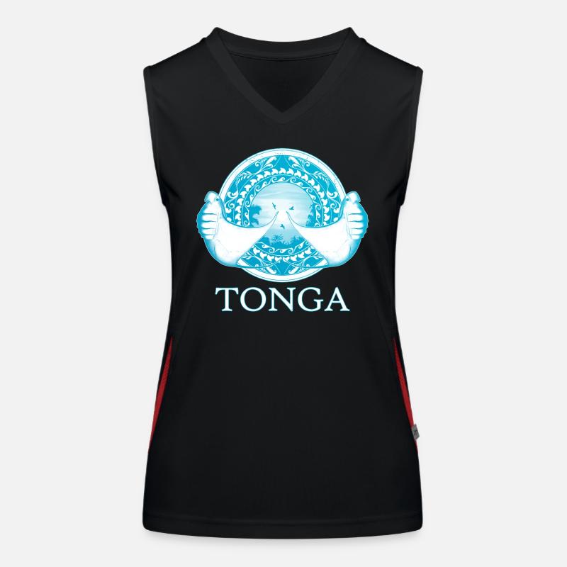 Tonga Mantarochen Funktionelles Kontrast-Tank Top für Frauen