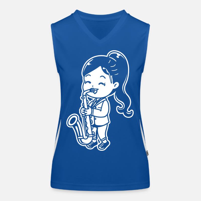 Small Saxophone Women's Functional Contrast Tank Top