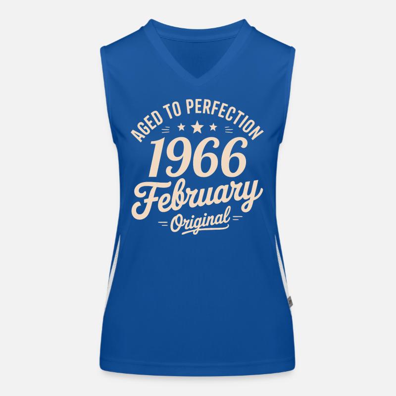 Février 1966 – Februar 1966 Funktionelles Kontrast-Tank Top für Frauen