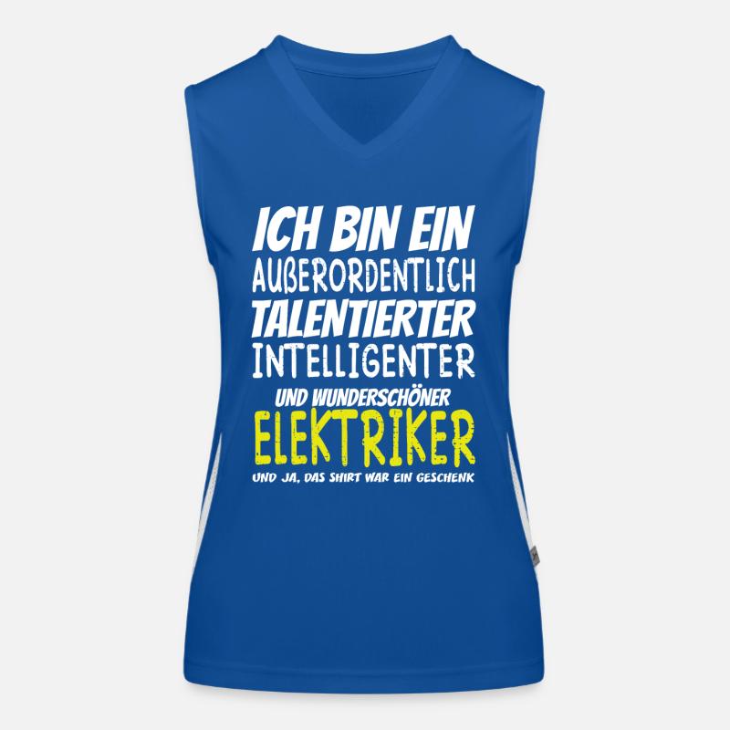Bin ein Außerordentlich Wunderschöne Elektriker Funktionelles Kontrast-Tank Top für Frauen