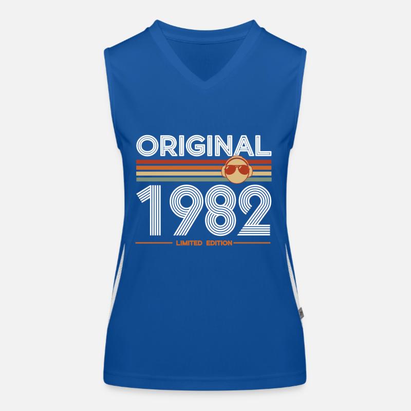 1982 Funktionelles Kontrast-Tank Top für Frauen