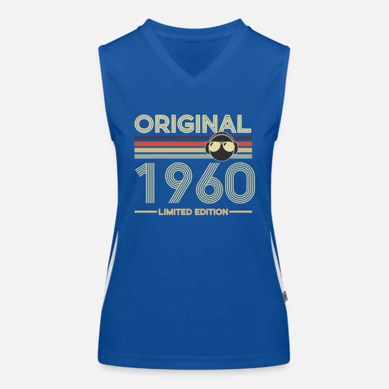 1960 Débardeur respirant contrasté Femme
