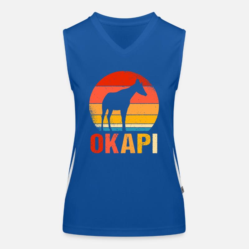 Okapi Retro Cadeau Débardeur respirant contrasté Femme