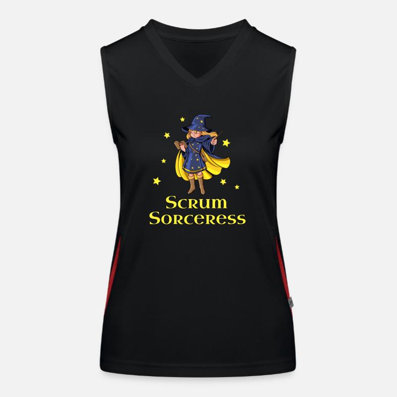 Scrum Sorceress - Scrum Master Women's Functional Contrast Tank Top