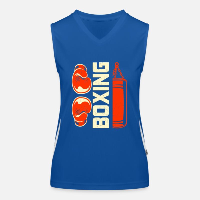 Boxe Débardeur respirant contrasté Femme