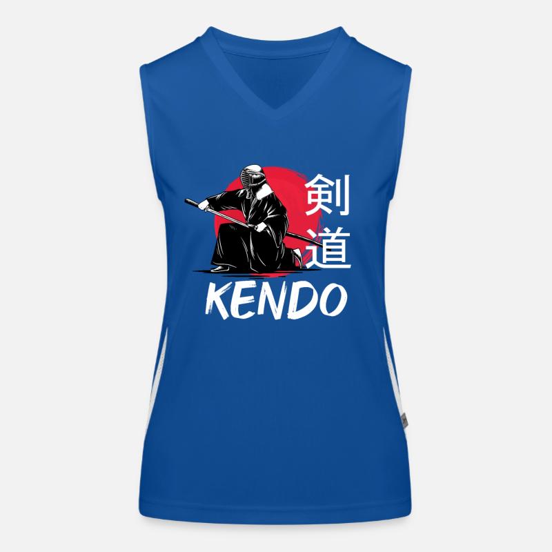 Kendo Débardeur respirant contrasté Femme