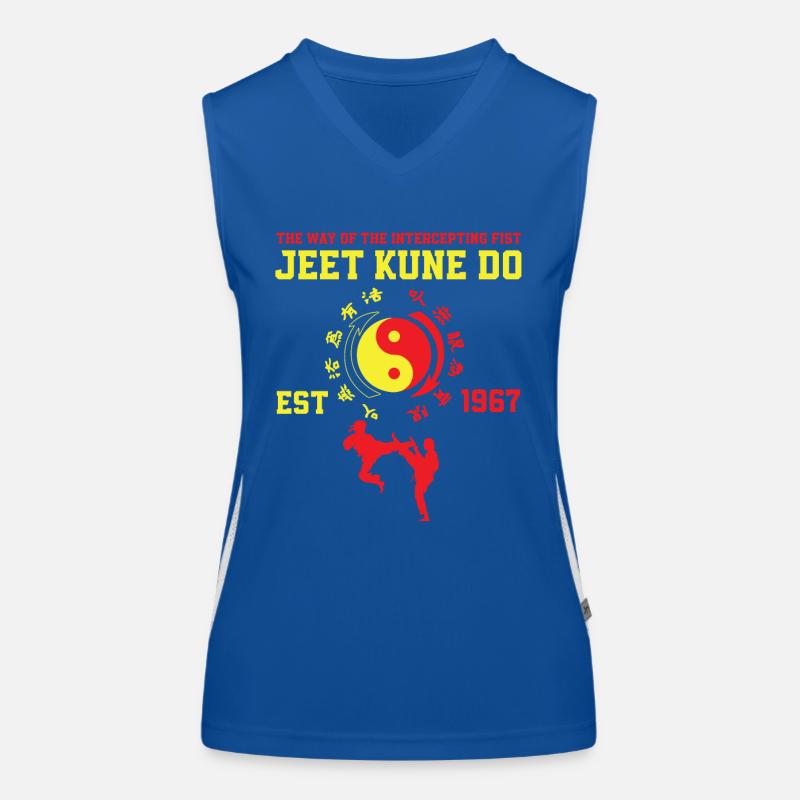 Jeet Kune Do Geschenk Funktionelles Kontrast-Tank Top für Frauen
