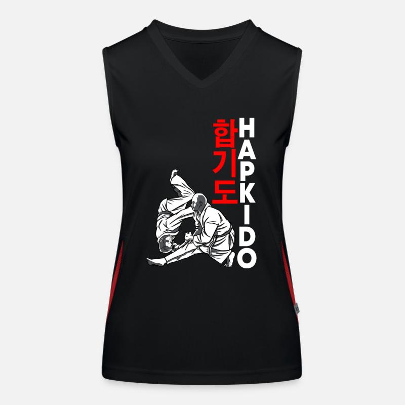 Hapkido Funktionelles Kontrast-Tank Top für Frauen