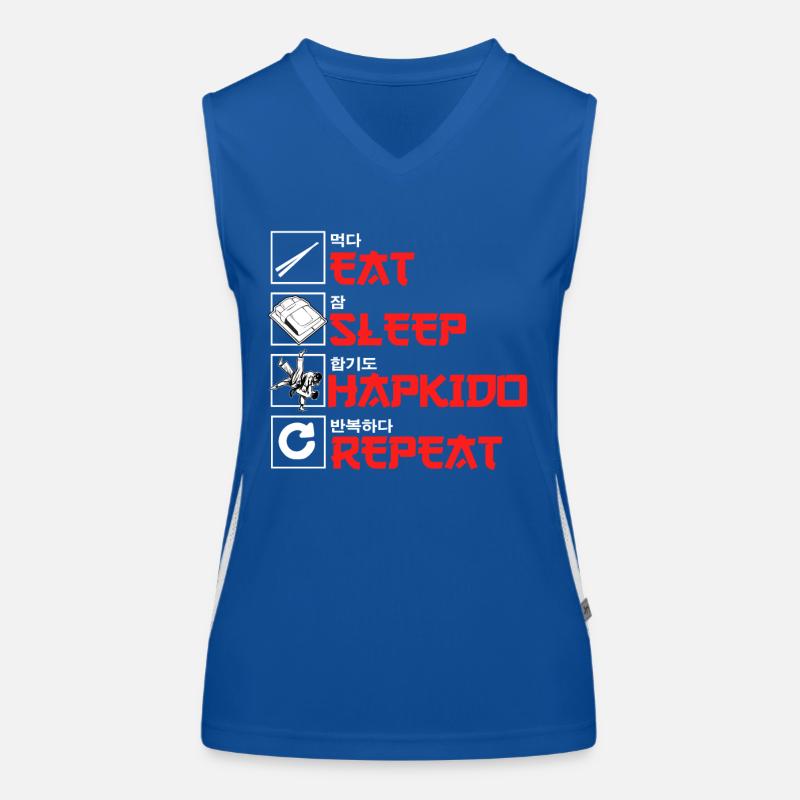 Évolution de Hapkido Débardeur respirant contrasté Femme