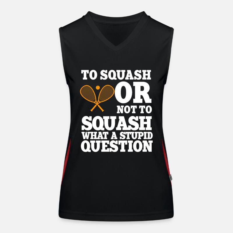 Dicton de squash Débardeur respirant contrasté Femme