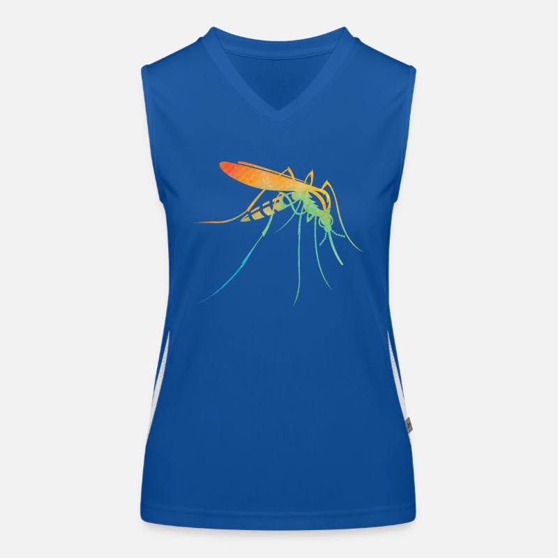 Mücke Funktionelles Kontrast-Tank Top für Frauen