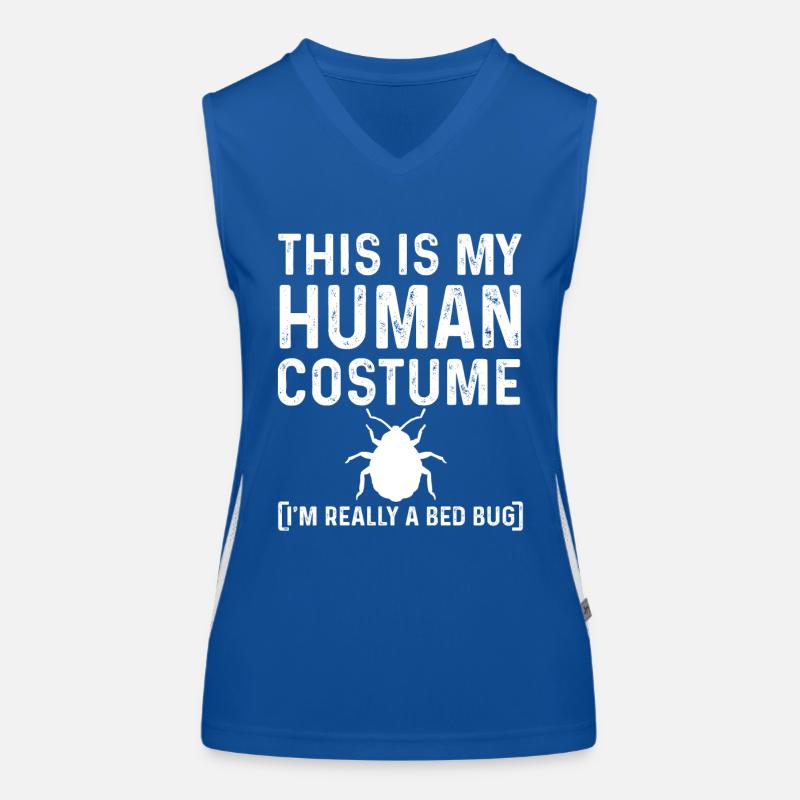 Bed Bug Costume Women's Functional Contrast Tank Top