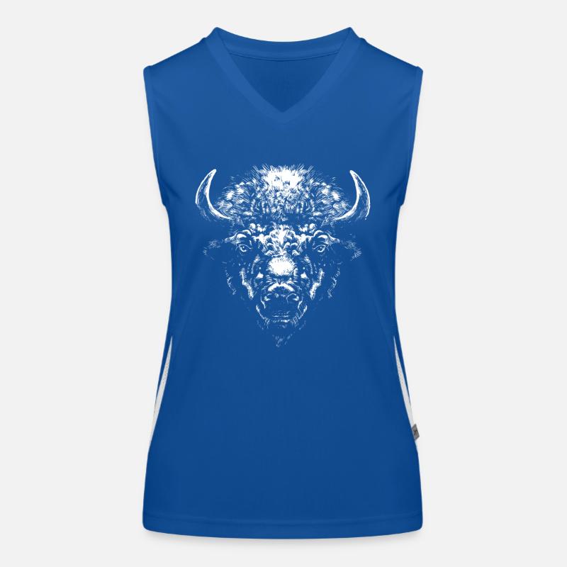 Büffel Funktionelles Kontrast-Tank Top für Frauen