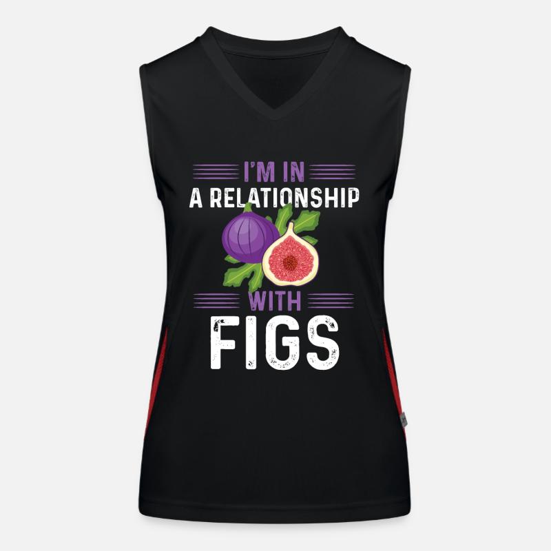Feigen Geschenk Funktionelles Kontrast-Tank Top für Frauen