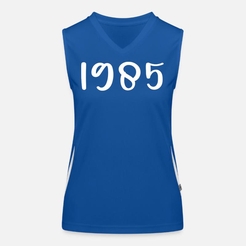 1985 Anniversaire 1985 Débardeur respirant contrasté Femme