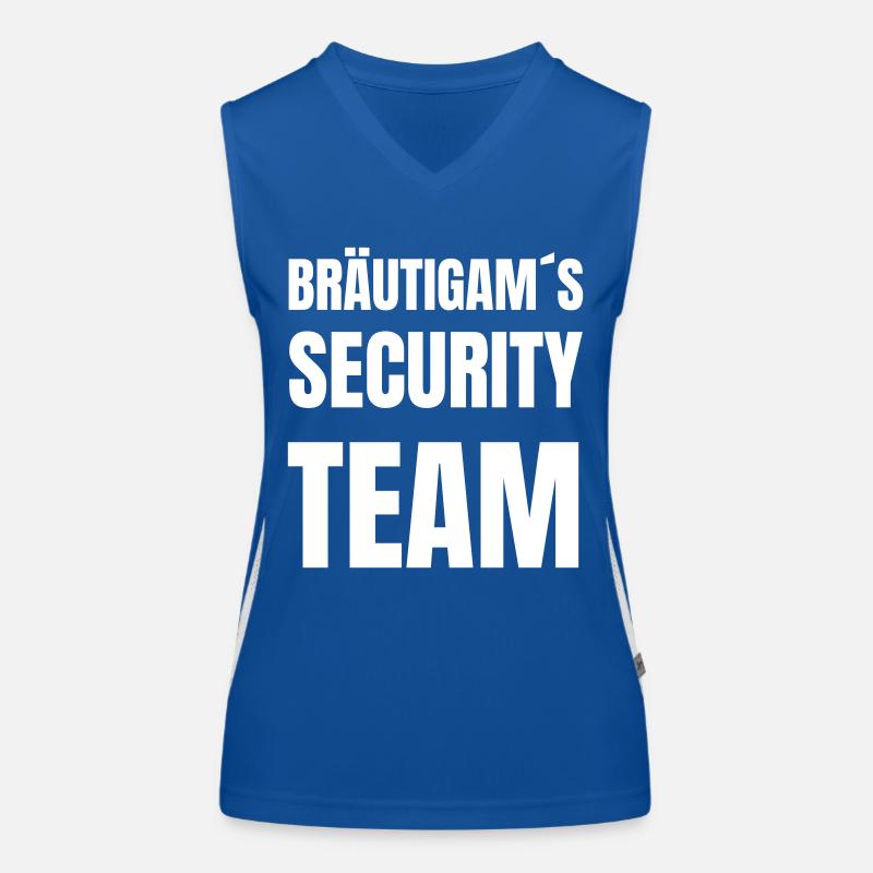 Bräutigam ́s security team Women's Functional Contrast Tank Top