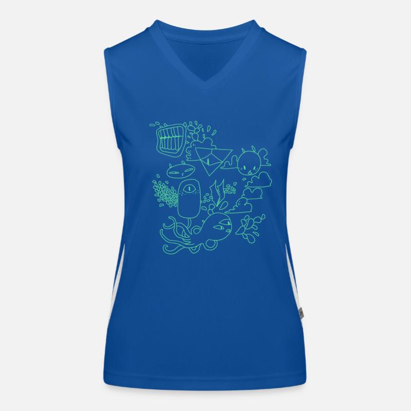 Grumpy Rabbits Women's Functional Contrast Tank Top
