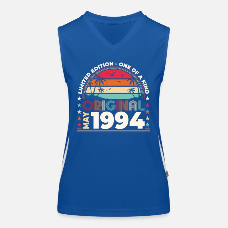 Date de naissance 1994 Mai 1994 Millésime 1994 Légende 94 Débardeur respirant contrasté Femme