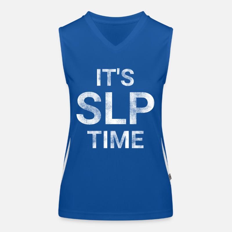 It s SLP Time Women's Functional Contrast Tank Top
