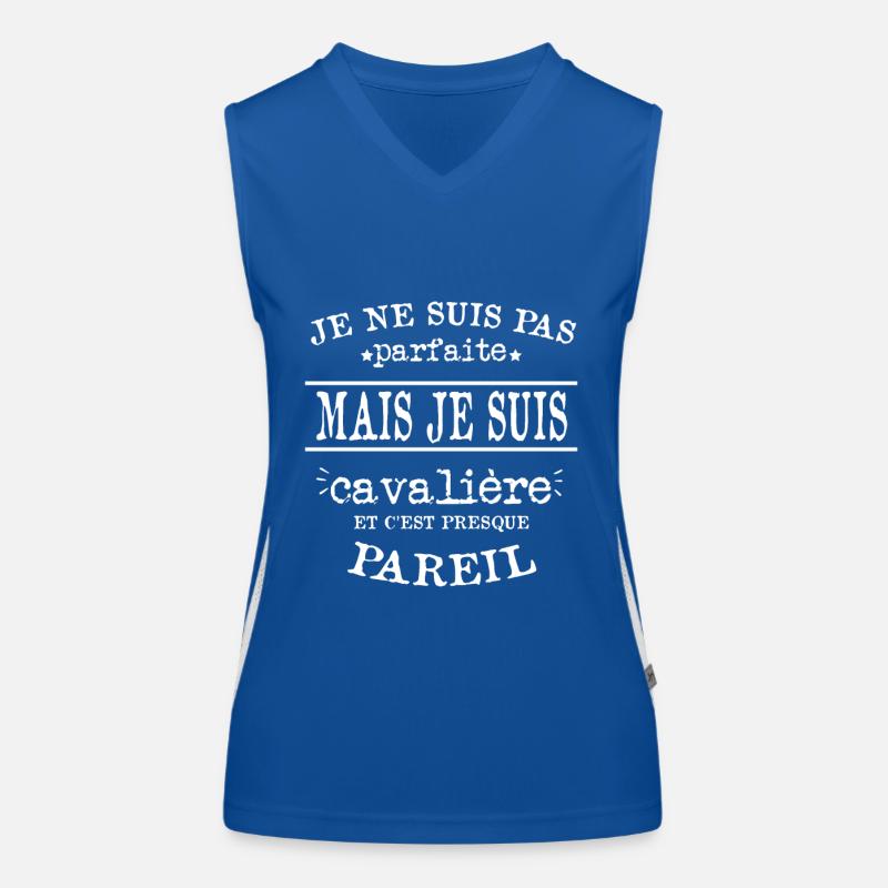 Je Suis Cavalière Parfaite Débardeur respirant contrasté Femme