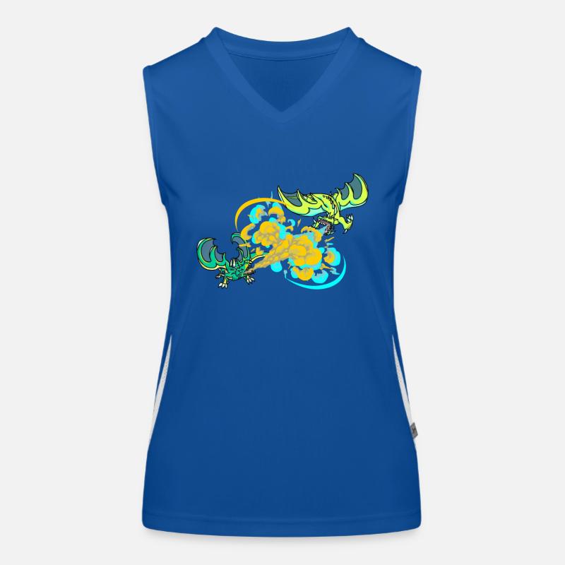 Dragon Fire Fight Women's Functional Contrast Tank Top