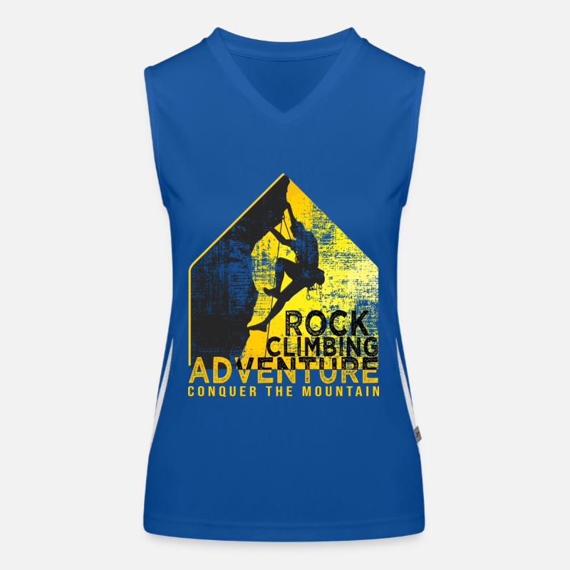 Klettern Escalade Sportklettern Funktionelles Kontrast-Tank Top für Frauen