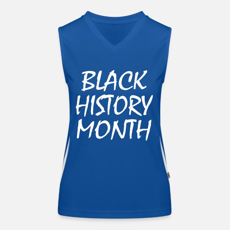 Black history month Funktionelles Kontrast-Tank Top für Frauen