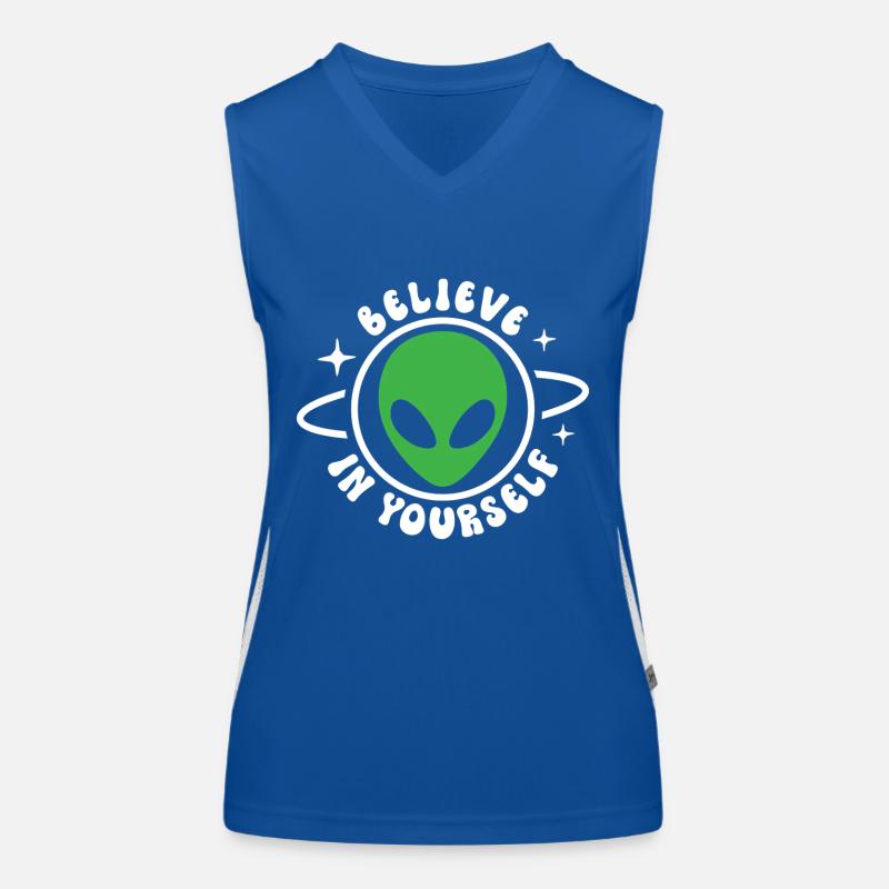 Believe in Yourself Women's Functional Contrast Tank Top