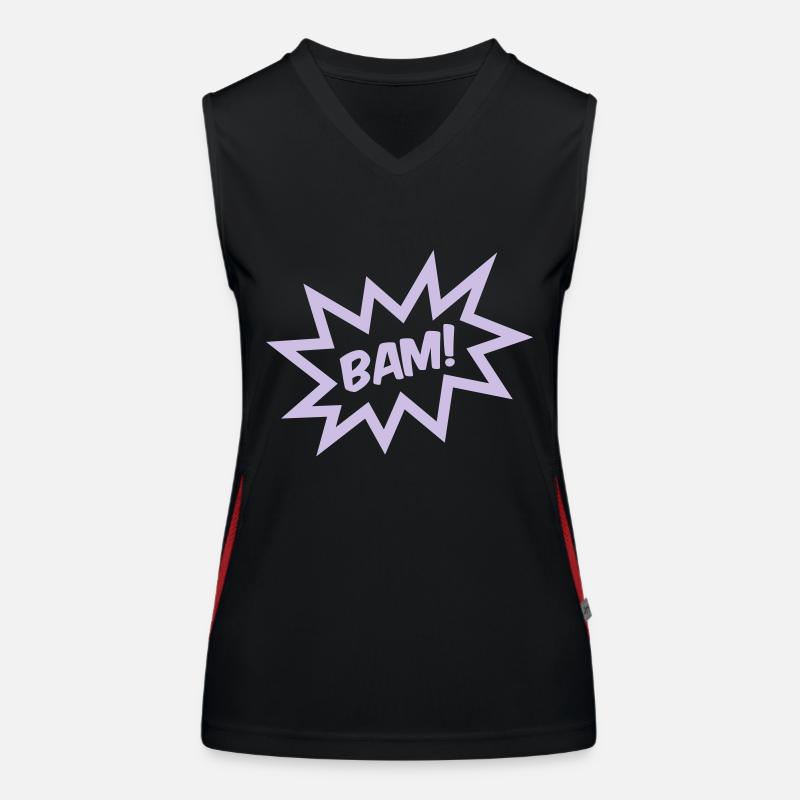 BAM! Funktionelles Kontrast-Tank Top für Frauen