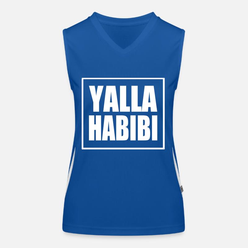 Yalla habibi Funktionelles Kontrast-Tank Top für Frauen