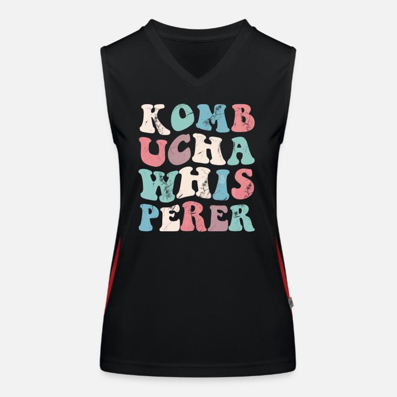 Kombucha Whisperer Vintage Women's Functional Contrast Tank Top