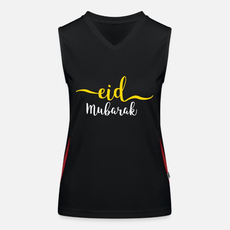 Eid Mubarak Débardeur respirant contrasté Femme