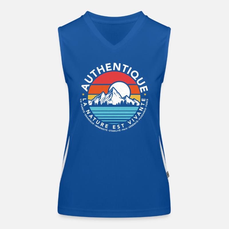 Authentique Débardeur respirant contrasté Femme