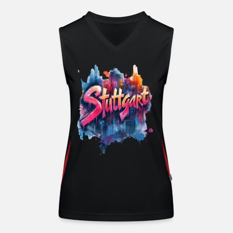Stuttgart Funktionelles Kontrast-Tank Top für Frauen