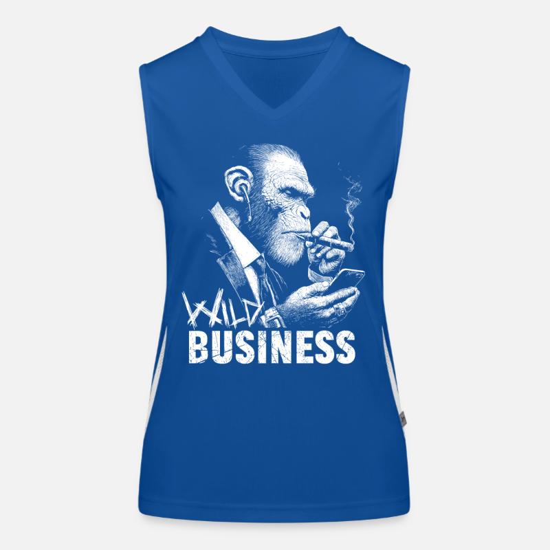 Geschäftsleben ist hart! Zeig Deine wilde Seite! Funktionelles Kontrast-Tank Top für Frauen