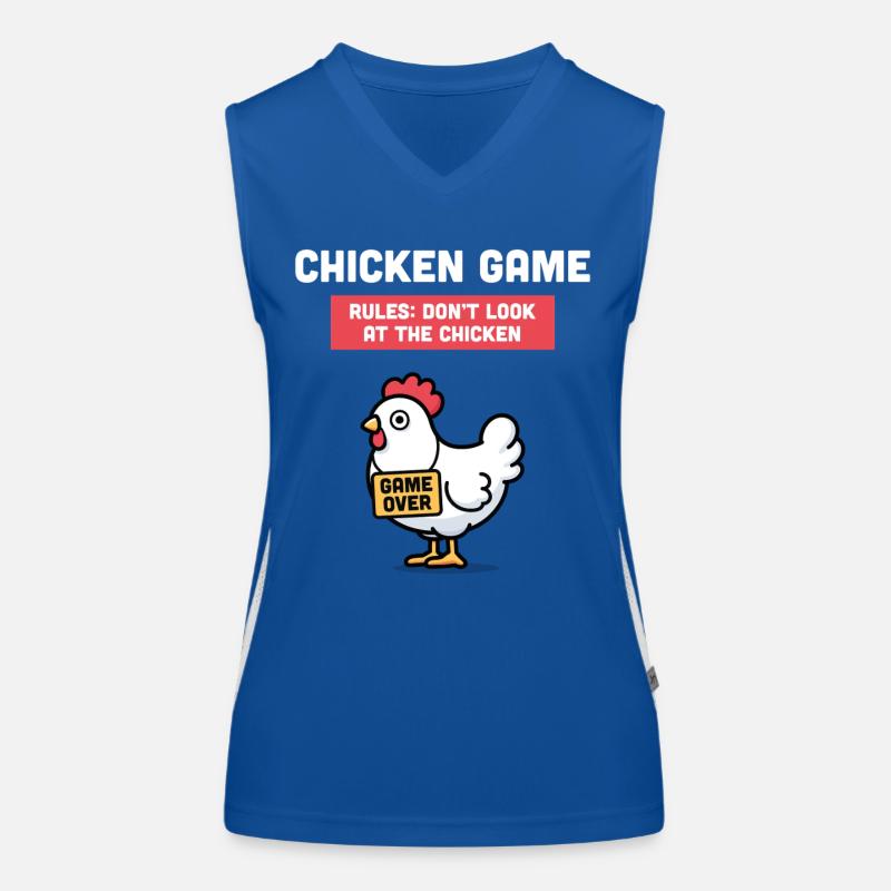 Jeu de poulet Débardeur respirant contrasté Femme