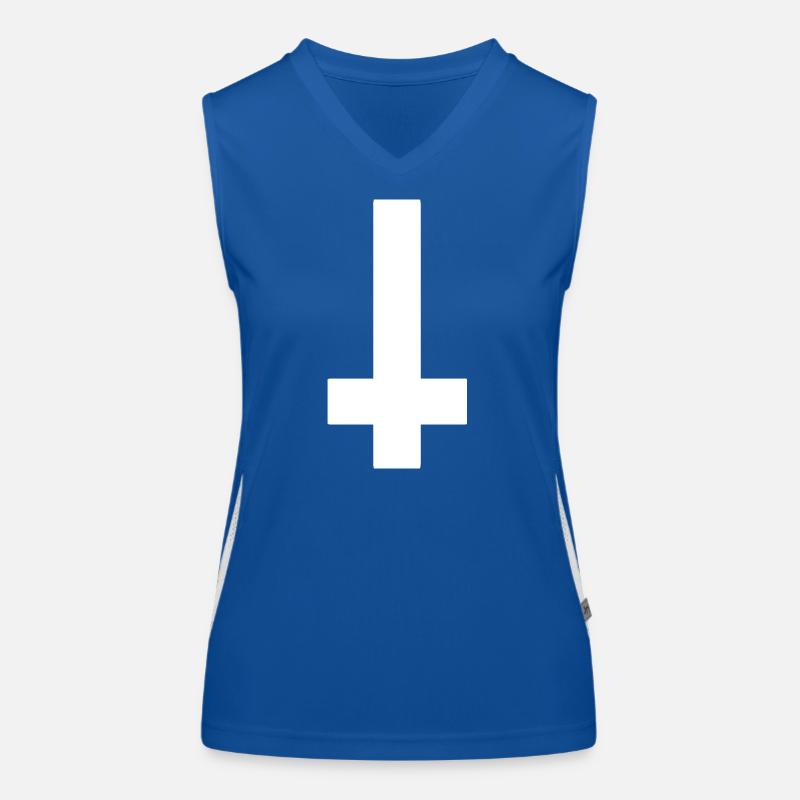 Inverted Cross Débardeur respirant contrasté Femme
