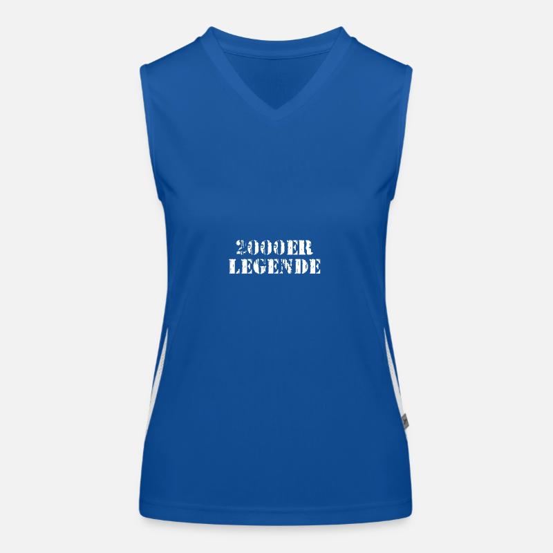 2000ER LEGENDE Funktionelles Kontrast-Tank Top für Frauen
