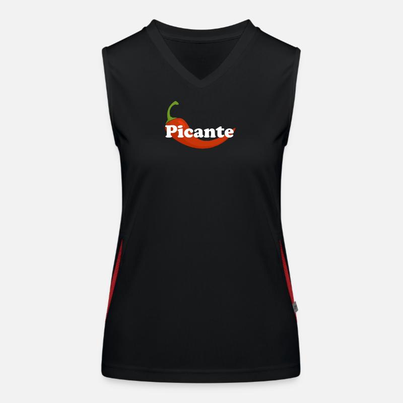 Épicé Débardeur respirant contrasté Femme
