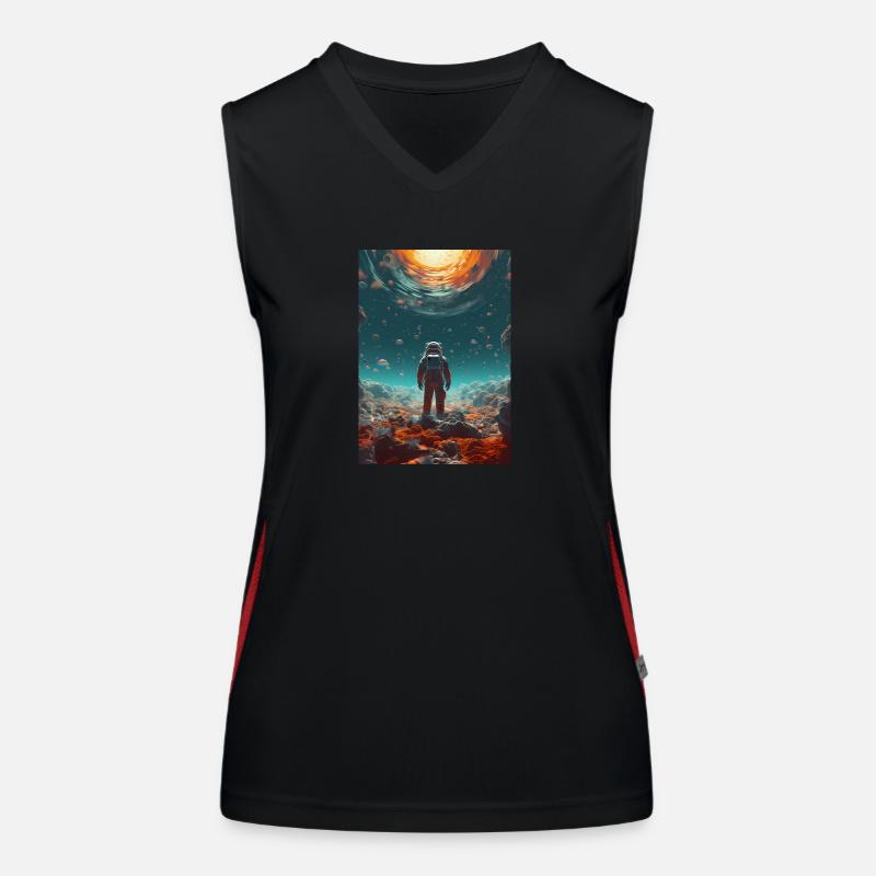 Astronaute dans l’espace Débardeur respirant contrasté Femme