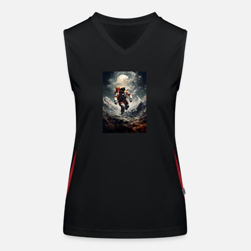 Astronaute dans l’espace Débardeur respirant contrasté Femme