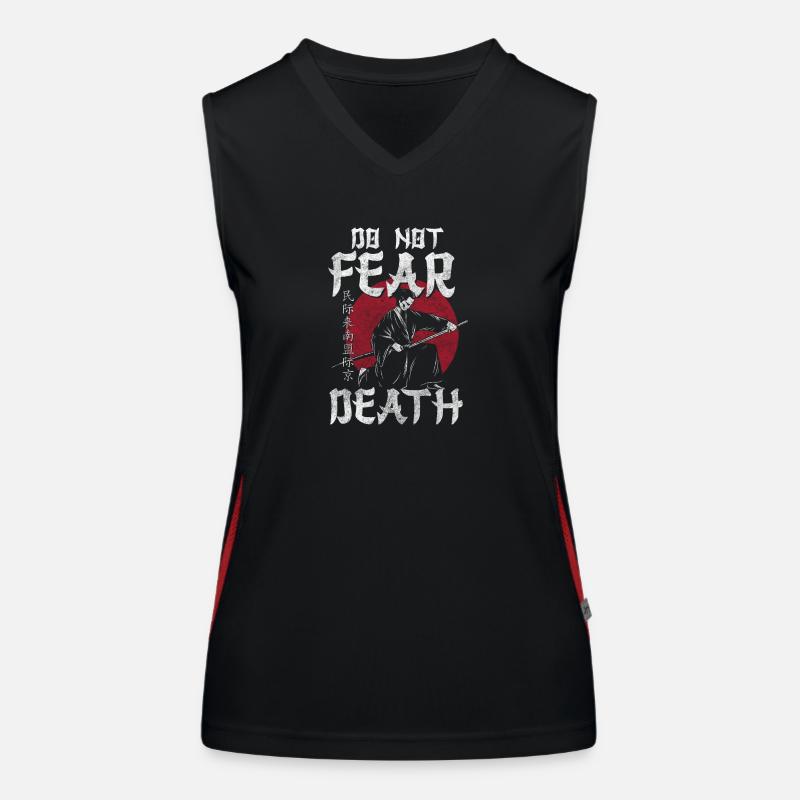 Samurai Schwert Mut Ronin Funktionelles Kontrast-Tank Top für Frauen