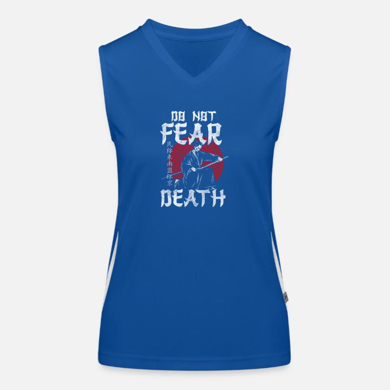 Samurai Schwert Mut Ronin Funktionelles Kontrast-Tank Top für Frauen