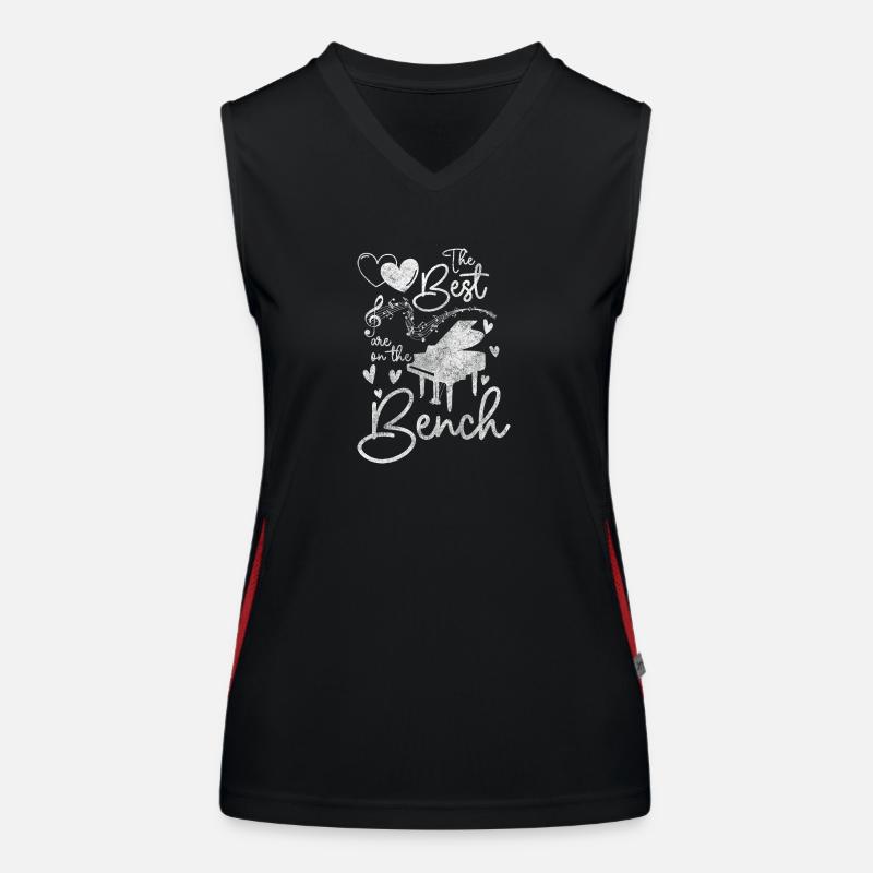 Piano Composing Melody Orchestra Women's Functional Contrast Tank Top