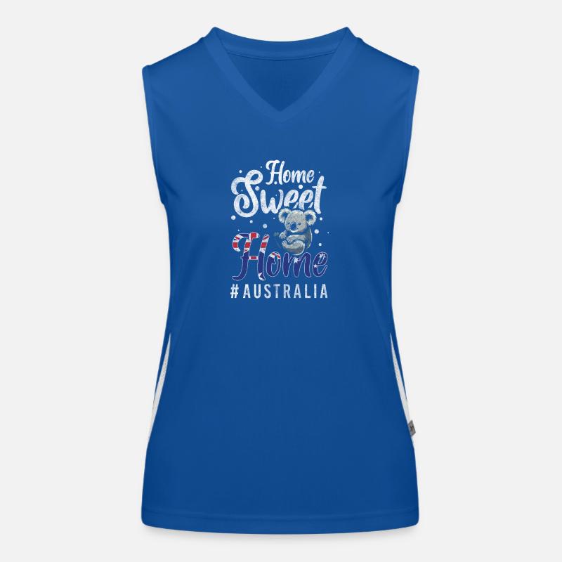 Down Under Reisen Flagge Exotisch Funktionelles Kontrast-Tank Top für Frauen