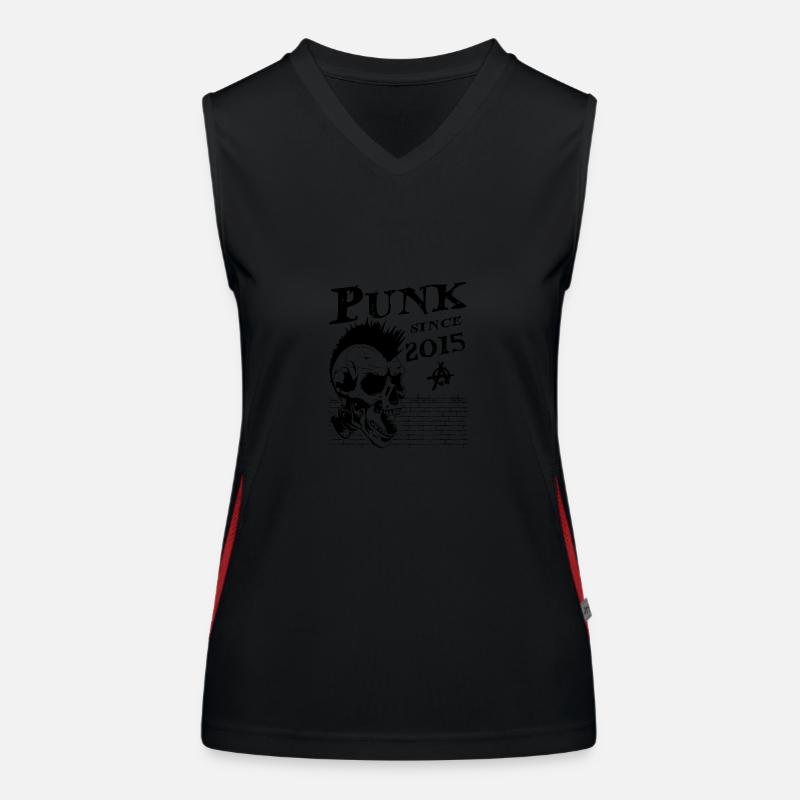 Punks Not Dead, punk depuis 2015, 9 ans et Débardeur respirant contrasté Femme