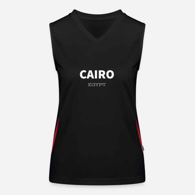 Le Caire Débardeur respirant contrasté Femme