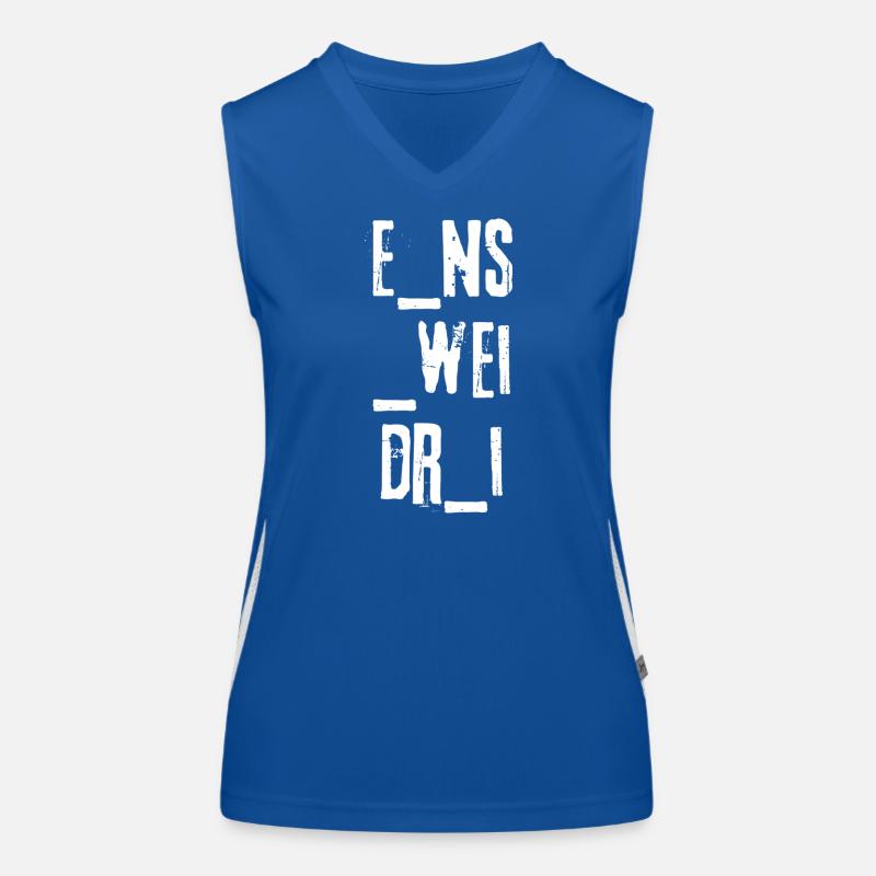 EINS ZWEI DREI Funktionelles Kontrast-Tank Top für Frauen
