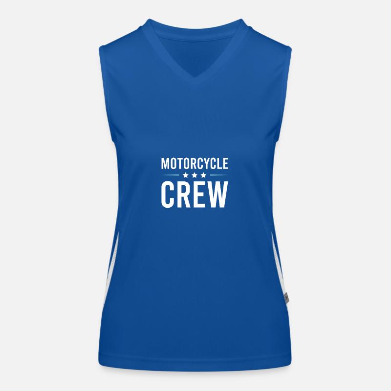Motorcycle Crew Funktionelles Kontrast-Tank Top für Frauen